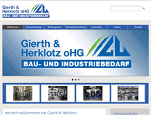 Tablet Screenshot of guh-bau.de